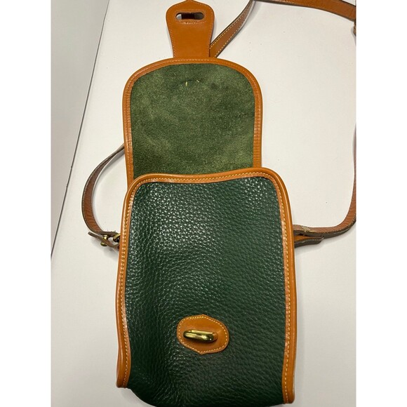 Dooney and Burke vintage crossbody  dark green never used - Picture 7 of 10